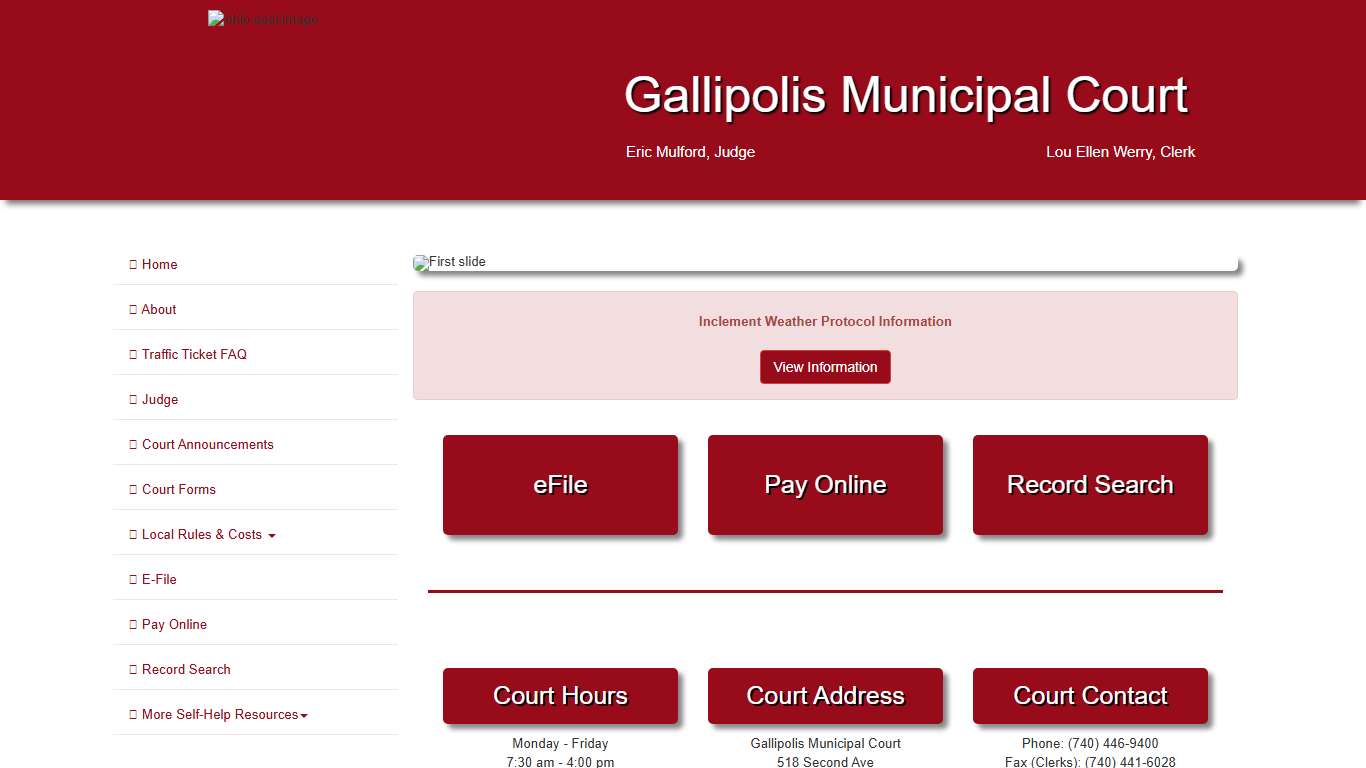 Gallipolis Municipal Court